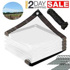 Lona Transparente Impermeable 10x12 Pies Para Patio Porche Carpa Agua En Oferta