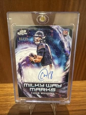 Topps Chrome Milky Way Marks /10 Caleb Williams Autograph Rookie Card