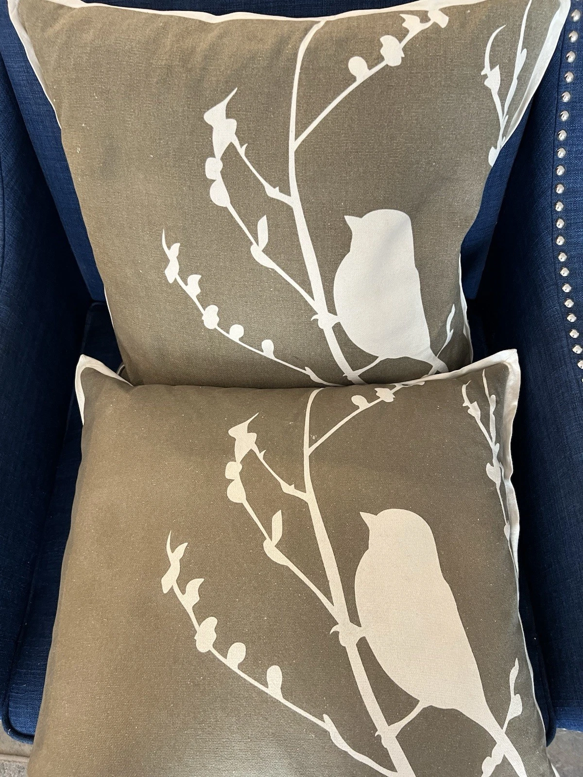 Pillows NEWPORT Bird Silhouette Throw Pillows Duck Feather Fill Decorative
Opens in a new window or