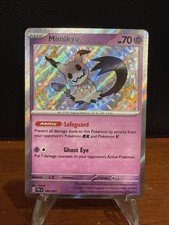 Mimikyu Baby Shiny Holo Rare Paldean Fates 160/091 Pokemon TCG Card on eBay