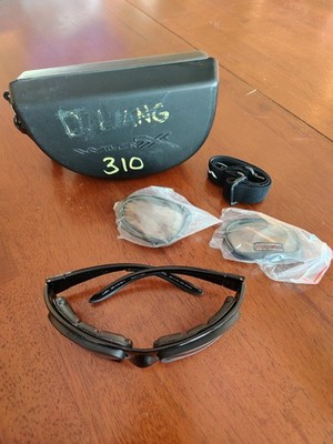 Wiley X SG-1 Sunglasses Z87-2 Certified Case, Extra Lenses, Band. Made In Italy 