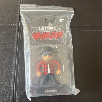 KONNAN Micro Brawlers Mini Figure by Pro Wrestling Tees Crate New In Box