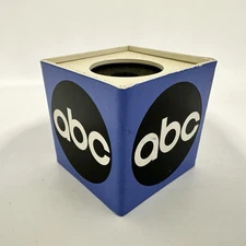 ABC Vintage Microphone Flag Cube Network Station Banner Foam Insert