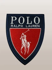 Polo Ralph Lauren Patch Iron-On/Sew-On Embroidered 4" x 4.750"