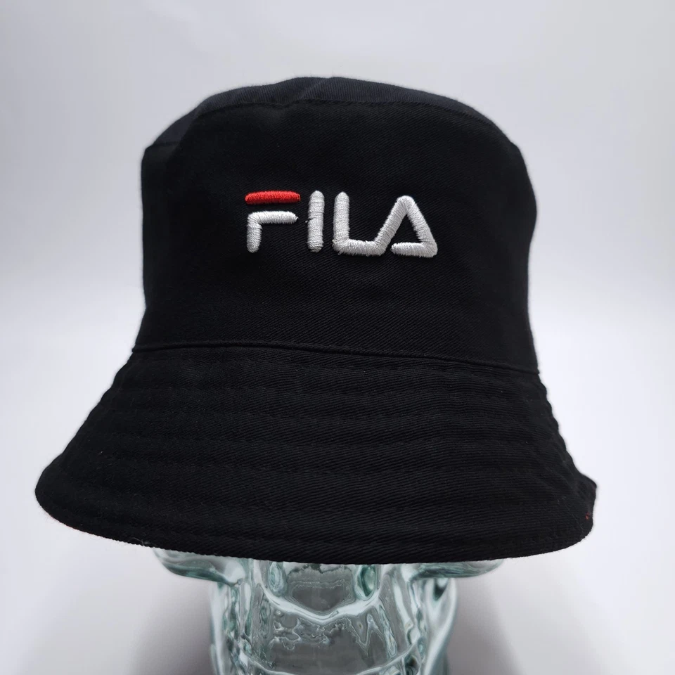 Sombrero Fila Bucket Reversible Rojo y Negro Talla Única Foto 3 de 4