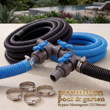 Pool Bypass Anschluss Set Poolschlauch 32 & 3...