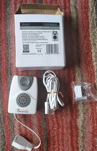 Flashing Telephone Ringer Amplifier Loud Tone Ringer Phone Call Alert 95dB - Picture 3 of 4