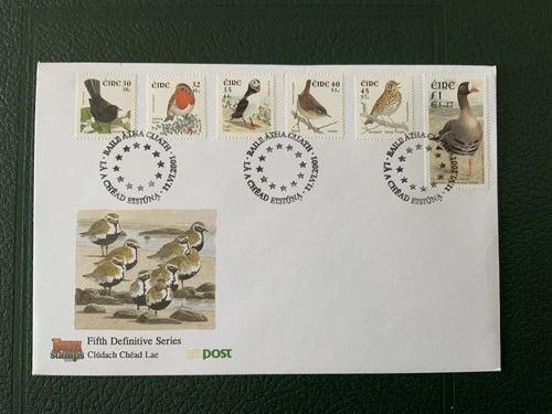Ireland 2001 #1314-1319 Birds - FDC
