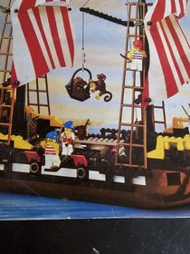 LEGO Set 6285 Manual Instructions ONLY Black Seas Barracuda 1989