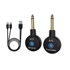 1 Set Wireless Guitar System Converter Transmitter Receiver For Guitar Bass