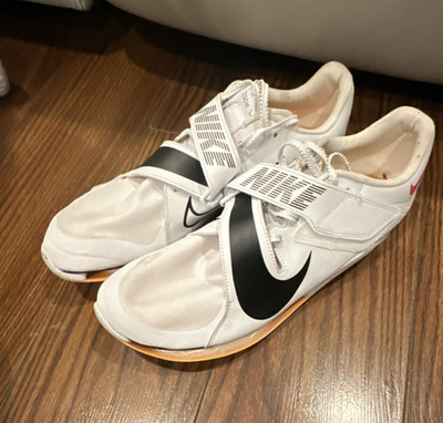 Nike Air Zoom LJ Elite Long Jump Shoes White Black Orange CT0079-101