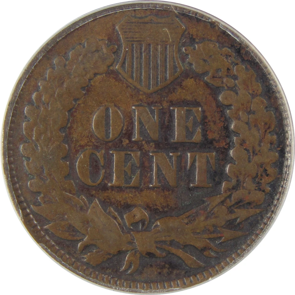 1875 Indian Head Cent F 15 ANACS Penny 1c Coin SKU:I22209 - Image 4 of 4