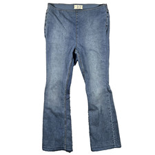 Free People We The Free Pull-On Flare Jeans Women  s Waist 32w