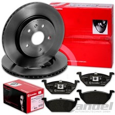 brembo BREMSSCHEIBEN 256mm+ BELÄGE VORNE für VW POLO 6 AUDI A1 SCALA KAMIQ IBIZA