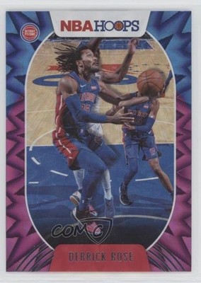 2020-21 Panini NBA Hoops Purple Explosion Derrick Rose #174 16ik