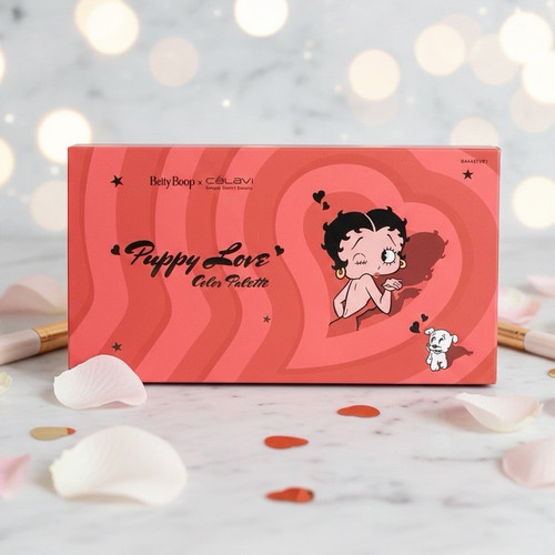 Betty Boop Puppy Love 16 Color Eyeshadow Palette Matte & Shimmer New