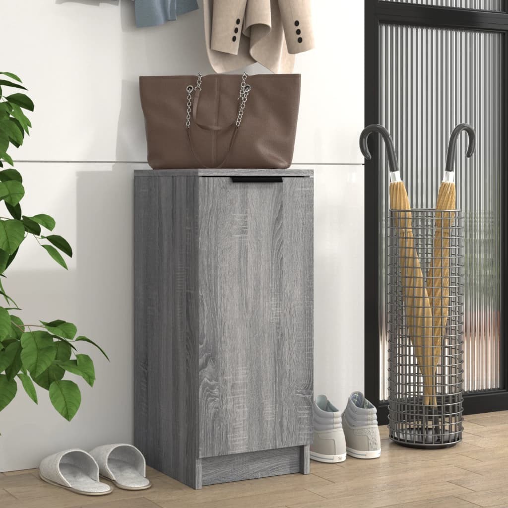 Mobile Portascarpe Grigio Sonoma 30x35x70 cm | Design Contemporaneo