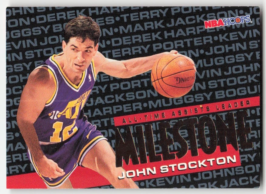 1995-96 Hoops #215 John Stockton