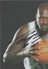 Original Autogramm Shaquille Rashaun ONeal Basketball  /// Autograph signiert s