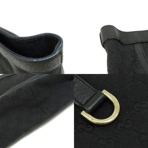 Gucci GG Canvas Abbey Tote Shoulder Bag Black - Picture 7 of 11