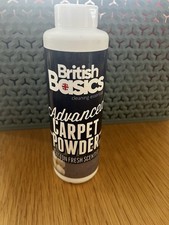 Carpet Cleaner Powder Cotton Fresh British Basics 600g Removes Everyday Stains