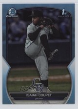 2023 Bowman Draft Chrome Sky Blue Refractor Isaiah Coupet #BDC-37 1k9t