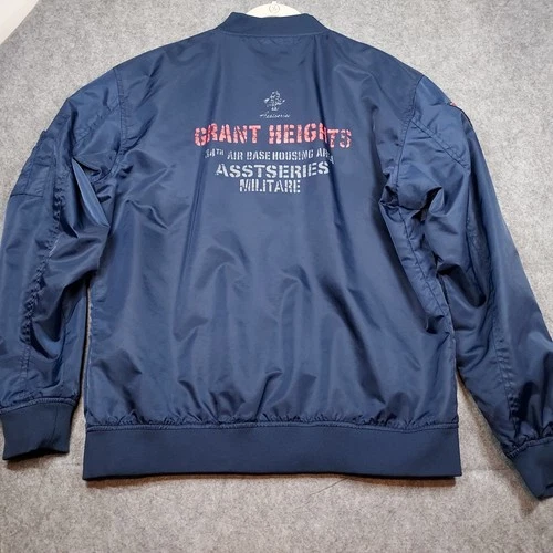 ASSTSERIES MILITARE Bomber Jacket 2XL US Air Force MA-1 Patches Grant Heights image 7
