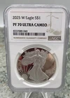 2025-W American Silver Eagle Proof NGC PF70 Ultra Cameo