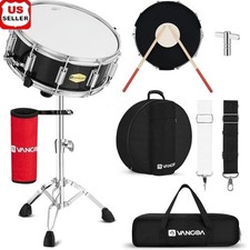 Remo Snare Drum Kit W/ Maple Shell Double-Braced Stand Practice Accessories New