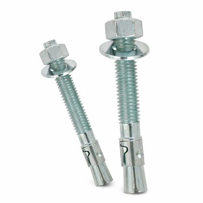 BULK BOX! 5/8''-11x7'' Commercial Wedge Anchors Zinc CR+3 25pcs