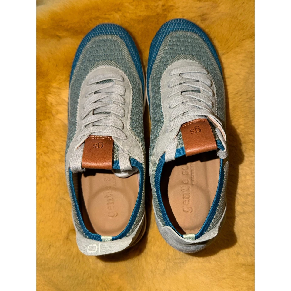 Tenis Gentle Souls Kenneth Cole Juno Tejidos Azules Multi Tejidos para Mujer, Talla 6, Nuevos en Caja Foto 4 de 4