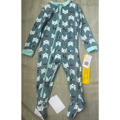 Zippyjamz Organic Cotton Footed Baby Sleeper Size 9-12M New with tags