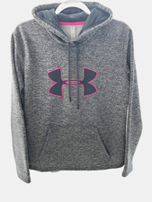 Under Armour Storm1 Women s Small Hooded Pullover Gray Fleece