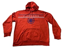 UNK - Men's 2XL NBA Los Angeles Clippers Red Pullover Hoodie Sweatshirt