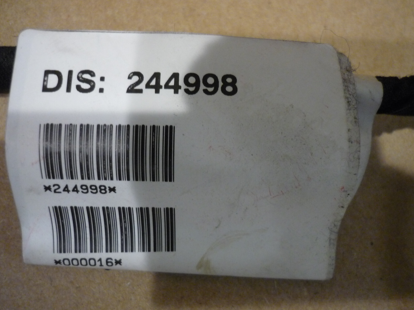 Ferrari California - Luggage Compartment Lid Wire Harness - P/N 244998