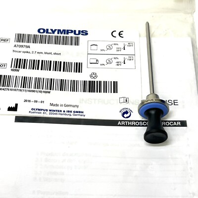 Olympus REF A70979A Trocar spike, 2.7 mm, blunt, short