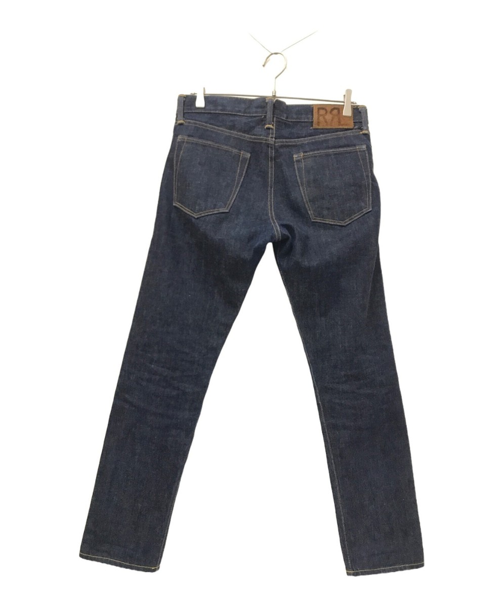 〈 RRL 〉selvedge denim flare work pants RRL Slim Fit Selvedge Jean Once Washed - MILWORKS