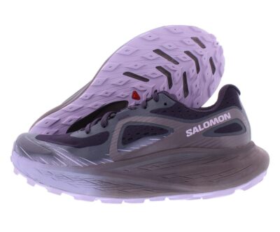 Salomon Glide Max TR Women's Trail Running Nightshade Moonscape Orchid Bloom US9