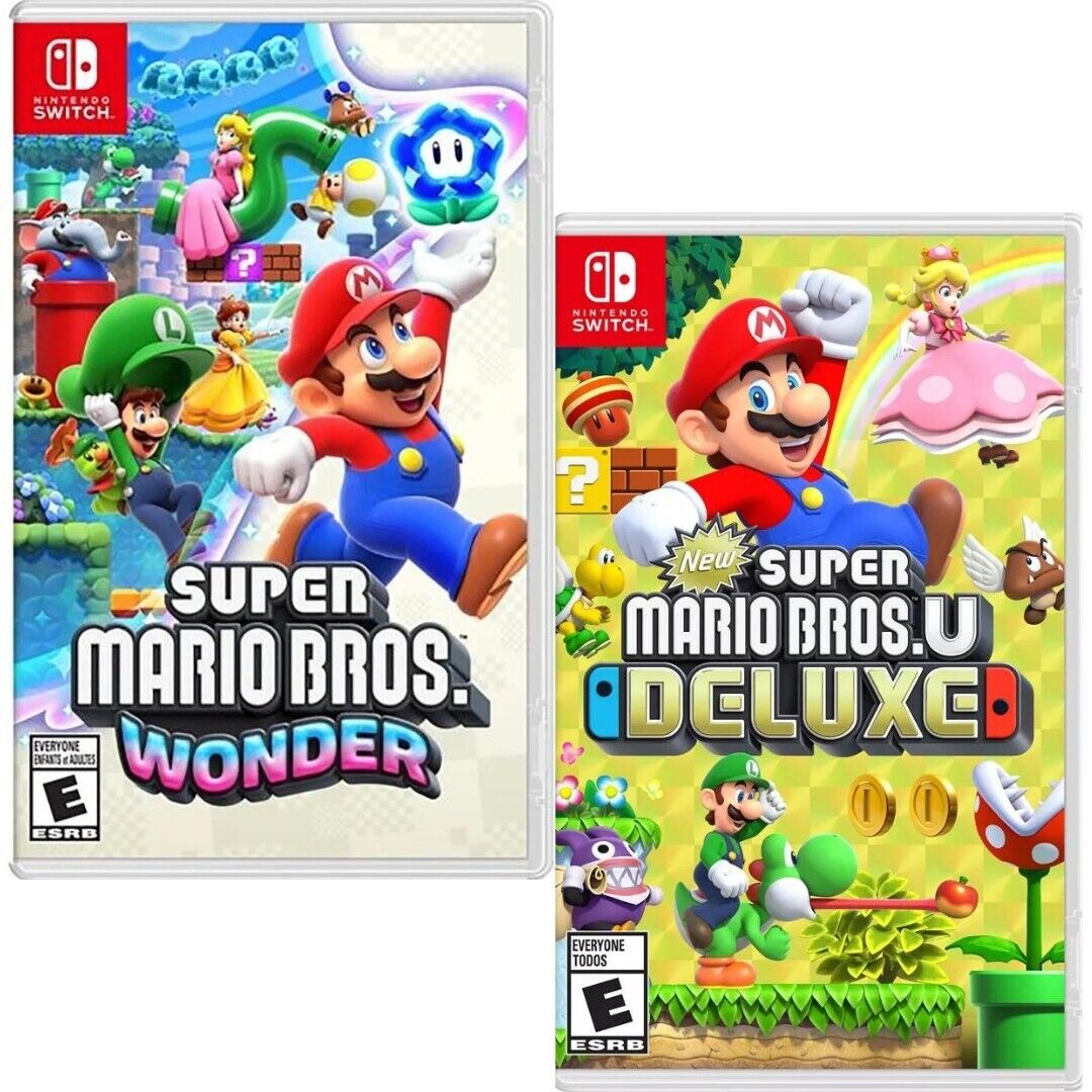 Super Mario Bros. Wonder & New Super Mario Bros. U Deluxe Super Mario Bros. Wonder & New Super Mario Bros. U Deluxe