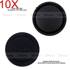 10x Rear Cap Body Cover for Sony E-mount Micro SLR Camera a6000 E FE SEL Lens