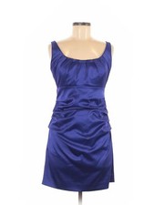 Suzi Chin for Maggy Boutique Women Blue Cocktail Dress 10
