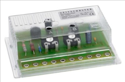 BUSCH 5963 Zeitschalter (für Lichtschranke 5720 oder 5962) H0/TT/N/Z/G/O Neu OVP