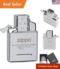 Versatile Butane Torch Lighter Insert with Adjustable Flame for Cigars & Candles