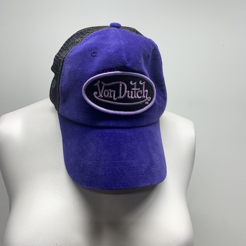 Von Dutch Trucker Hat Velour Velvet 