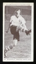1939 Churchman's Association Footballers Series 2 Tobacco William Shankly #42
