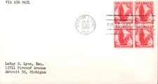 SCOTT#: C50 EAGLE IN FLIGHT 5¢ JUL 31 1958 COLORADO SPRINGS FIRST DAY COVER BX7
