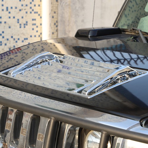 Set cromato ABS per cofano set cofano per Hummer H2 anno 2003-2009 - Foto 4 di 10