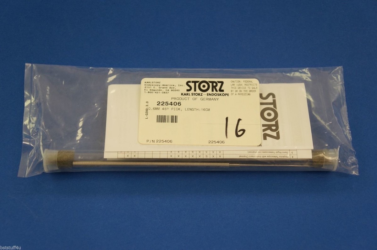 Karl Storz 225406 0.6mm 45degree Pick Length 16cm | eBay