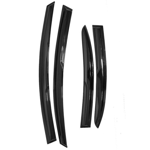 For 2006-2011 Honda Civic Mugen II Style Window Rain Guard Visors 4-Door Sedan - Picture 11 of 12