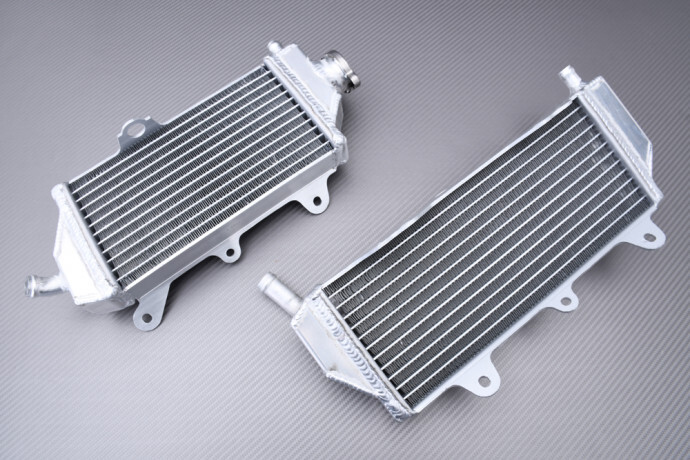 Radiateur eau racing en aluminium soudé TIG pour moto Yamaha WRF 450